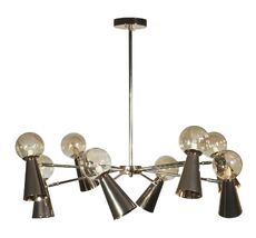 Подвесная люстра Loft IT Halley 10046/8 Gold_LF