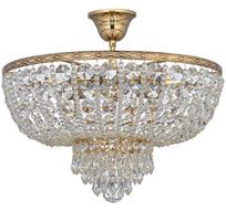 Потолочная люстра на штанге хрустальная Arti Lampadari Nonna E 1.3.40.602 G