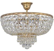 Потолочная люстра на штанге хрустальная Arti Lampadari Nonna E 1.3.40.602 G