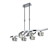 Потолочная люстра Mantra Cuadrax Chrome 0965_MN