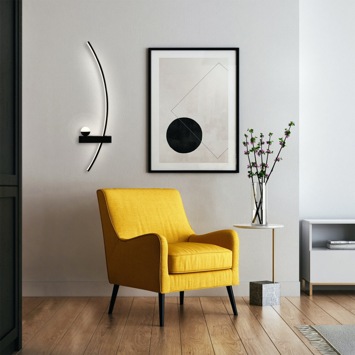 Настенный светодиодный светильник Escada 10220/2LED Black R_ESC