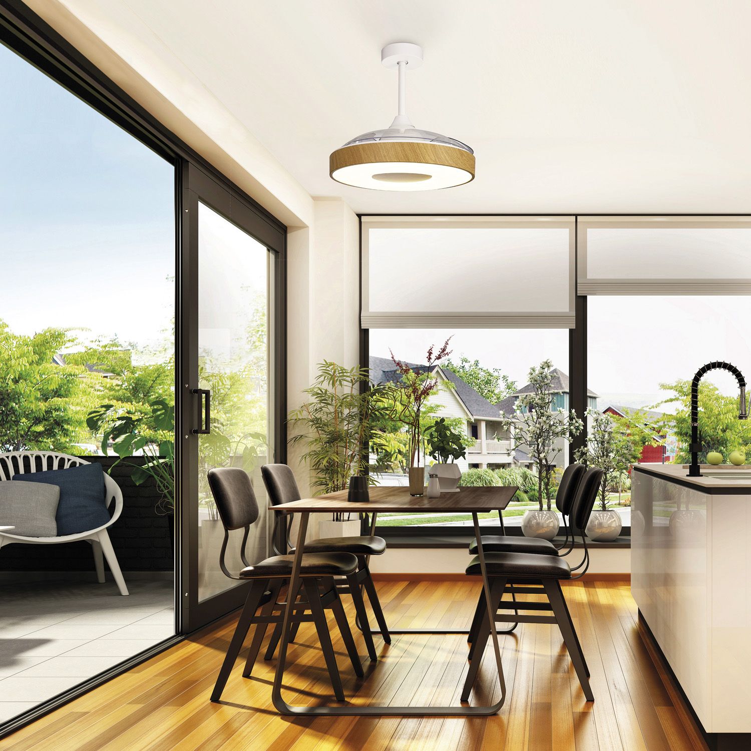 Люстра-вентилятор Mantra COIN 8217_MN