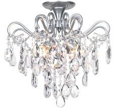 Потолочная люстра хрустальная E27*60W Escada 643/4P Silver_ESC