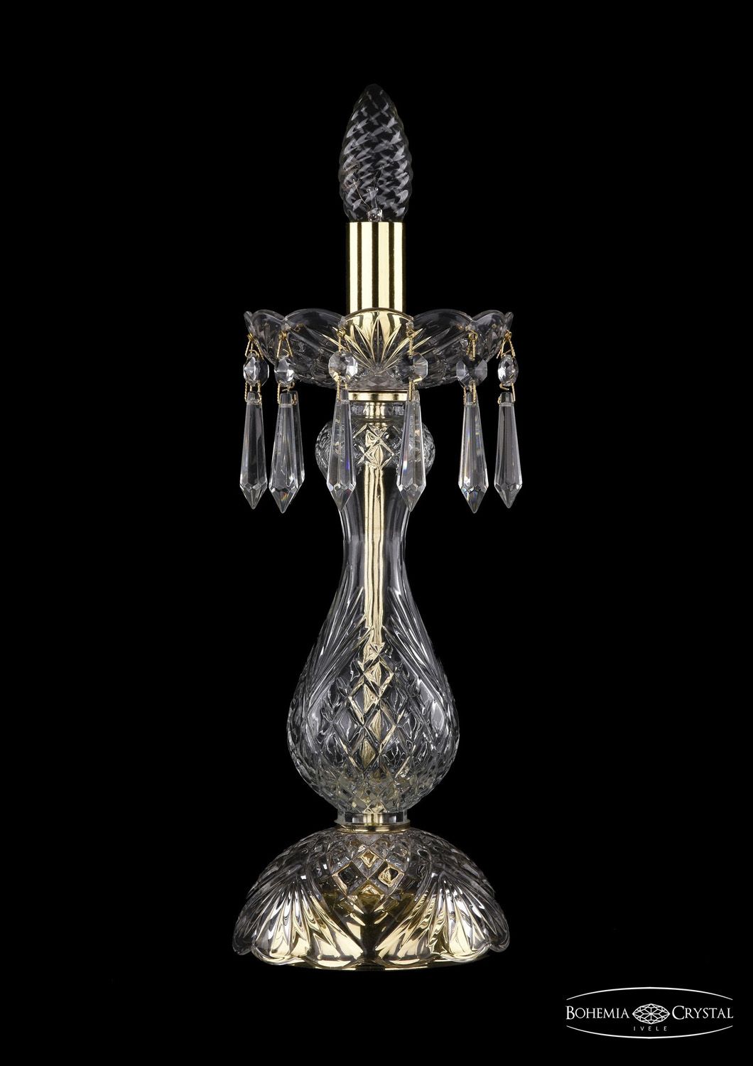 Настольная лампа Bohemia Ivele 1403L/1-35 G, цвет золотой 1403L/1-35 G - фото 1