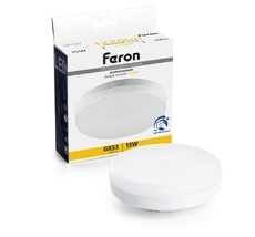 Лампа светодиодная GX53 таблетка диммируемая 15W 230V GX53 2700К Feron 51067_FR