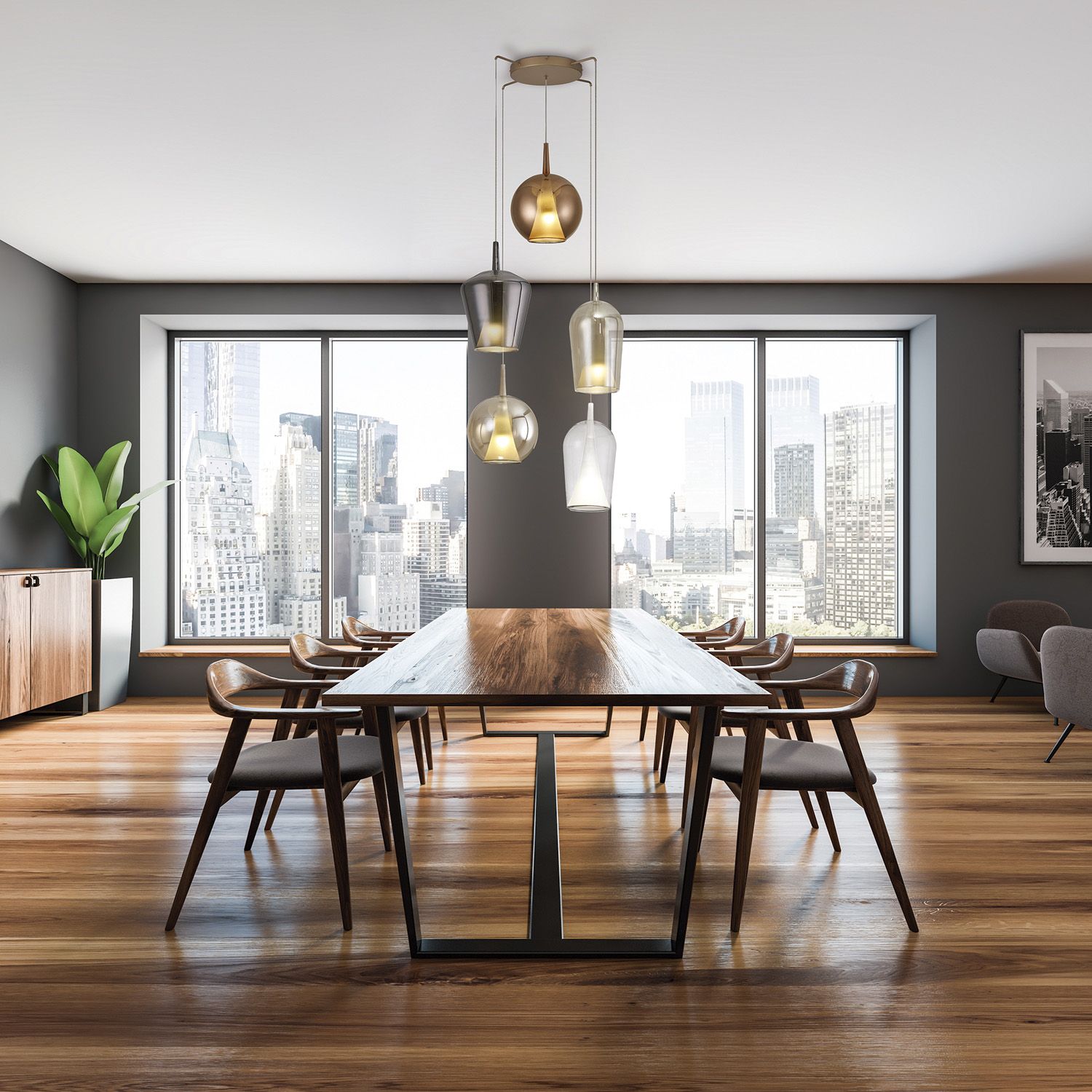 Подвесная люстра MANTRA DESIGN ELSA 8259_MN