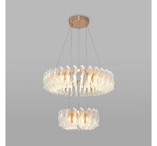 Люстра led подвесная с пластиковым плафоном Bogate's 90374/2_EU