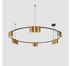 Подвесная люстра Denkirs Orbit DK4067-BK+SG