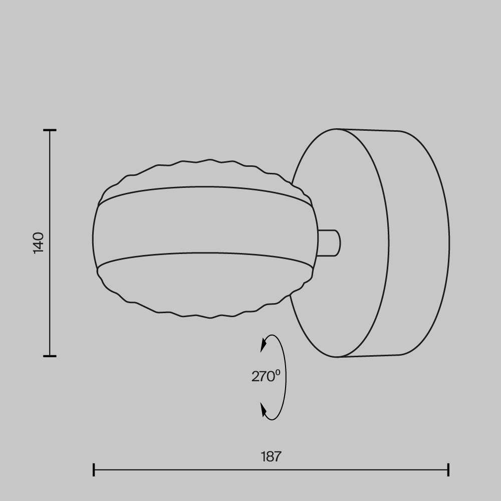 Бра Maytoni Mind MOD299WL-L10BC3K_MY