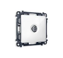Розетка TV оконечная Ambrella Volt ALFA 50-870 MHz 1dB QUANT MA113010_AMB