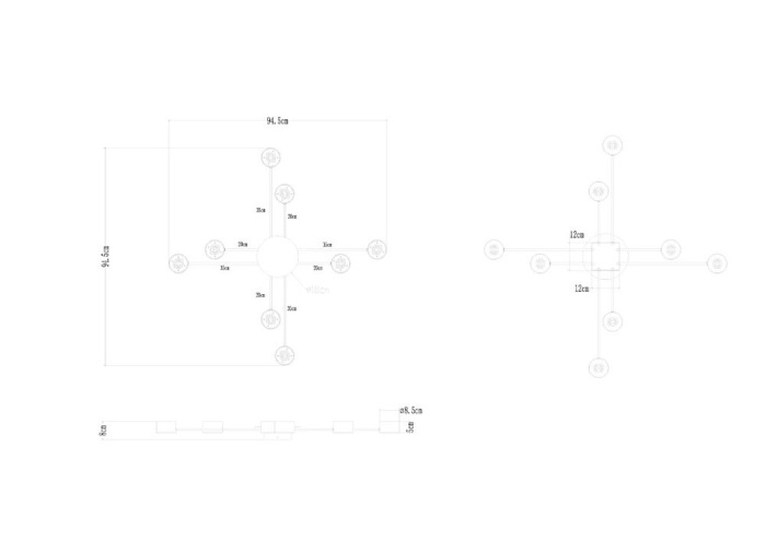 Потолочная люстра Arte Lamp Tracy A1527PL-8BK