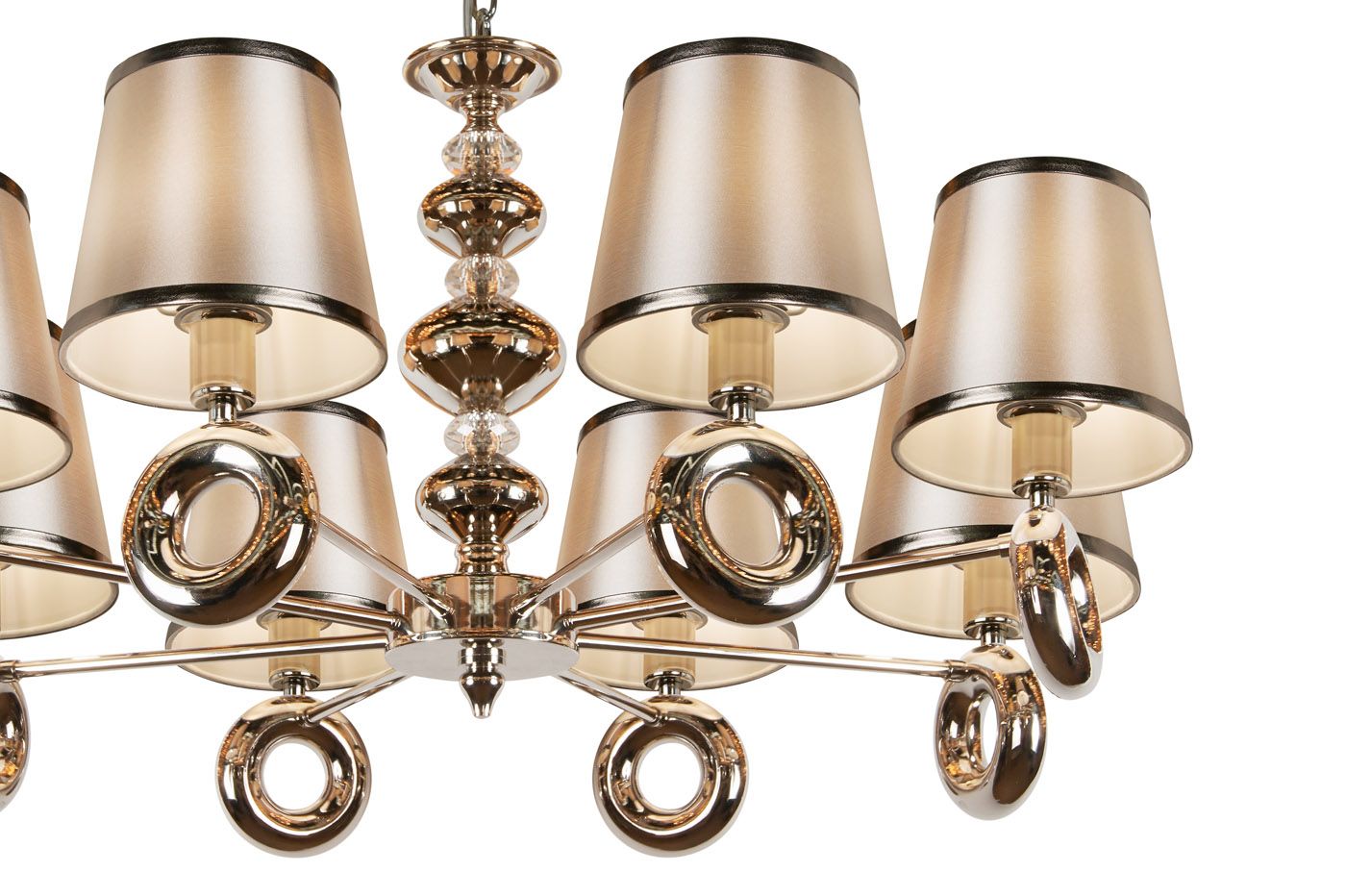 Подвесная люстра ILamp Brooklyn P2401-8 Nickel_IP