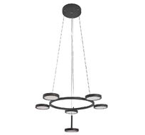 Подвесная люстра Crystallux CLT 027C6 D700 BL_CR
