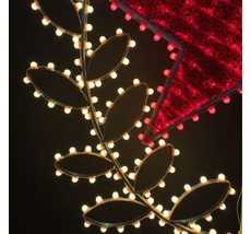 Светодиодная Консоль Звезда Победы 90 x 170 см, Красная, 220В LTC KM9-01