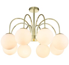 Потолочная люстра молекулы на штанге Indigo V000326