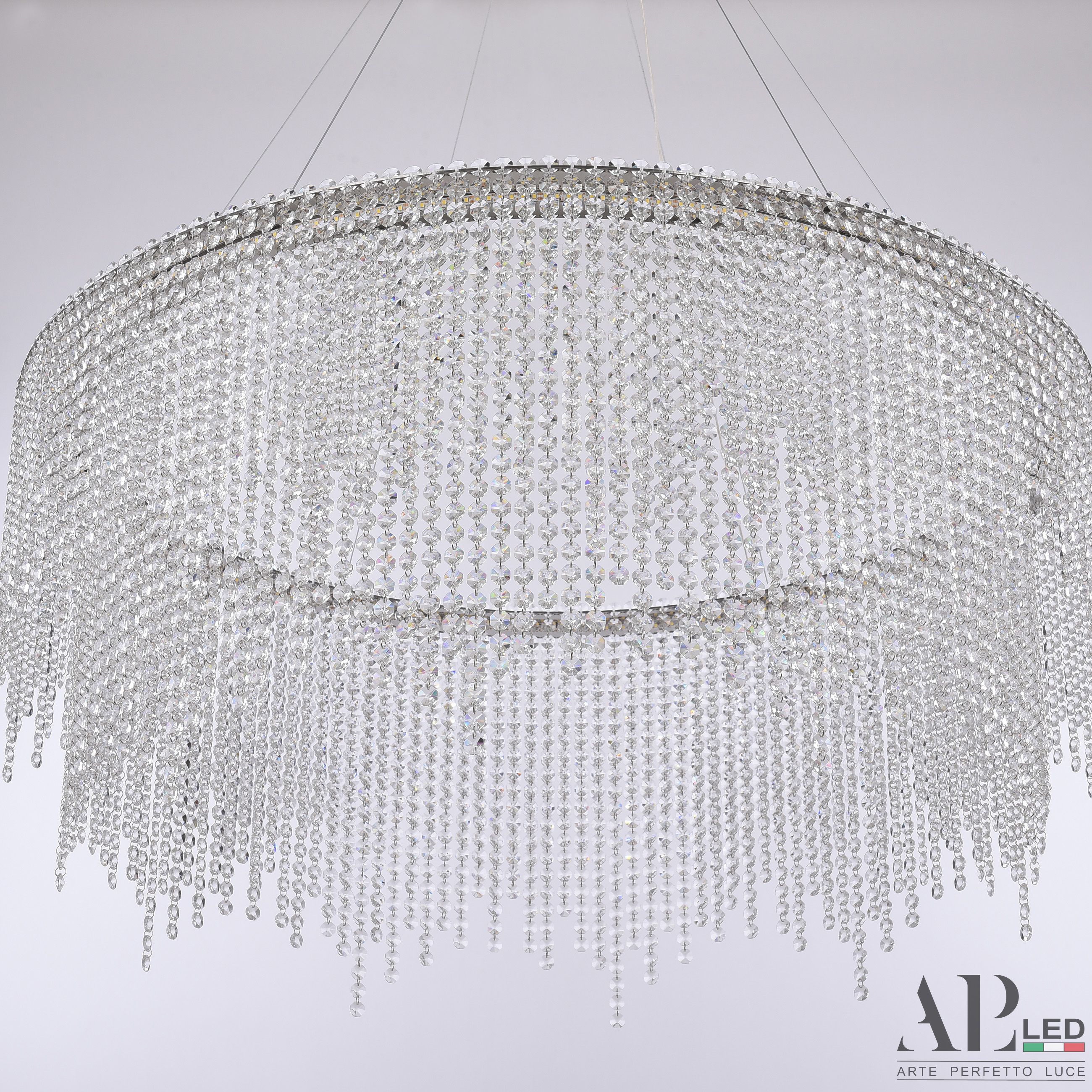 Хрустальная люстра APL LED Sicilia SH02.93.D.Ni.4000_BI