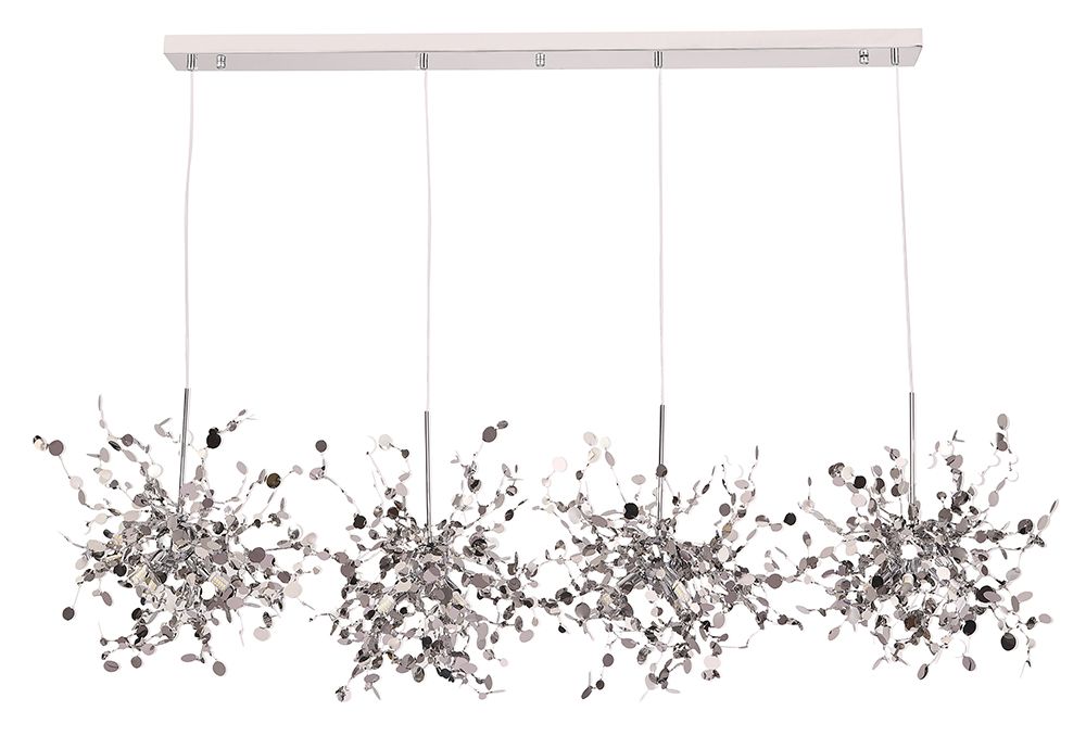 Подвесная люстра Crystallux GARDEN GARDEN SP3х4 L1600 CHROME_CR