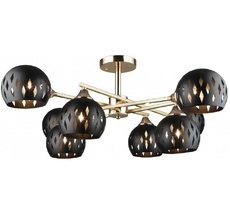Потолочная люстра на штанге Imex MD.4211-8-S-GD+FGD_IM