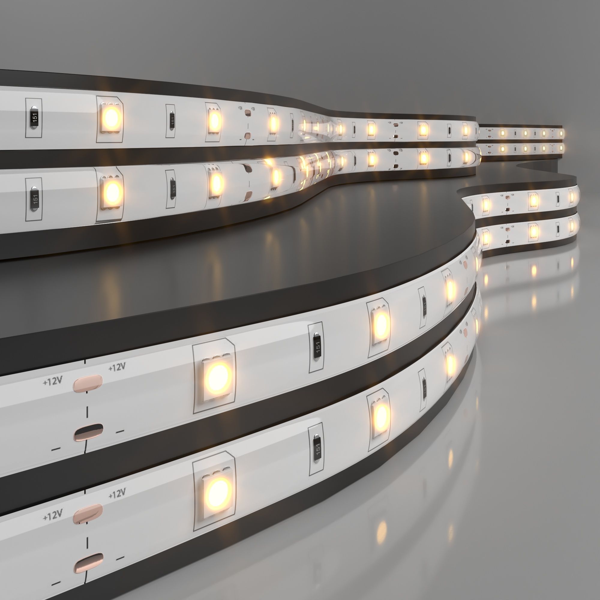 Лента светодиодная 12V 7,2W 30Led 5050 IP65 теплый белый, 5м a050582_ES