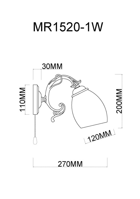 Бра MyFar Biene MR1520-1W