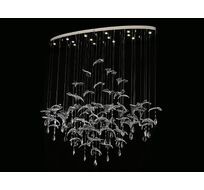 Подвесная люстра Newport VERONA 8220/140 С oval chrome_NP
