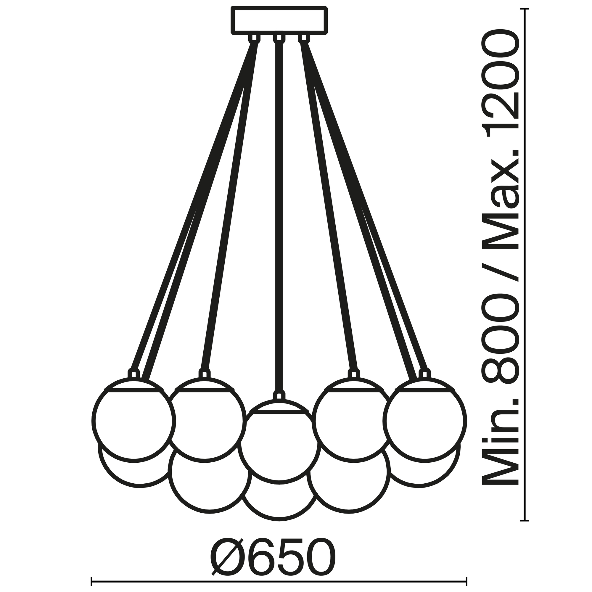 Подвесная люстра Freya Fiesta FR5231PL-19CH_MY