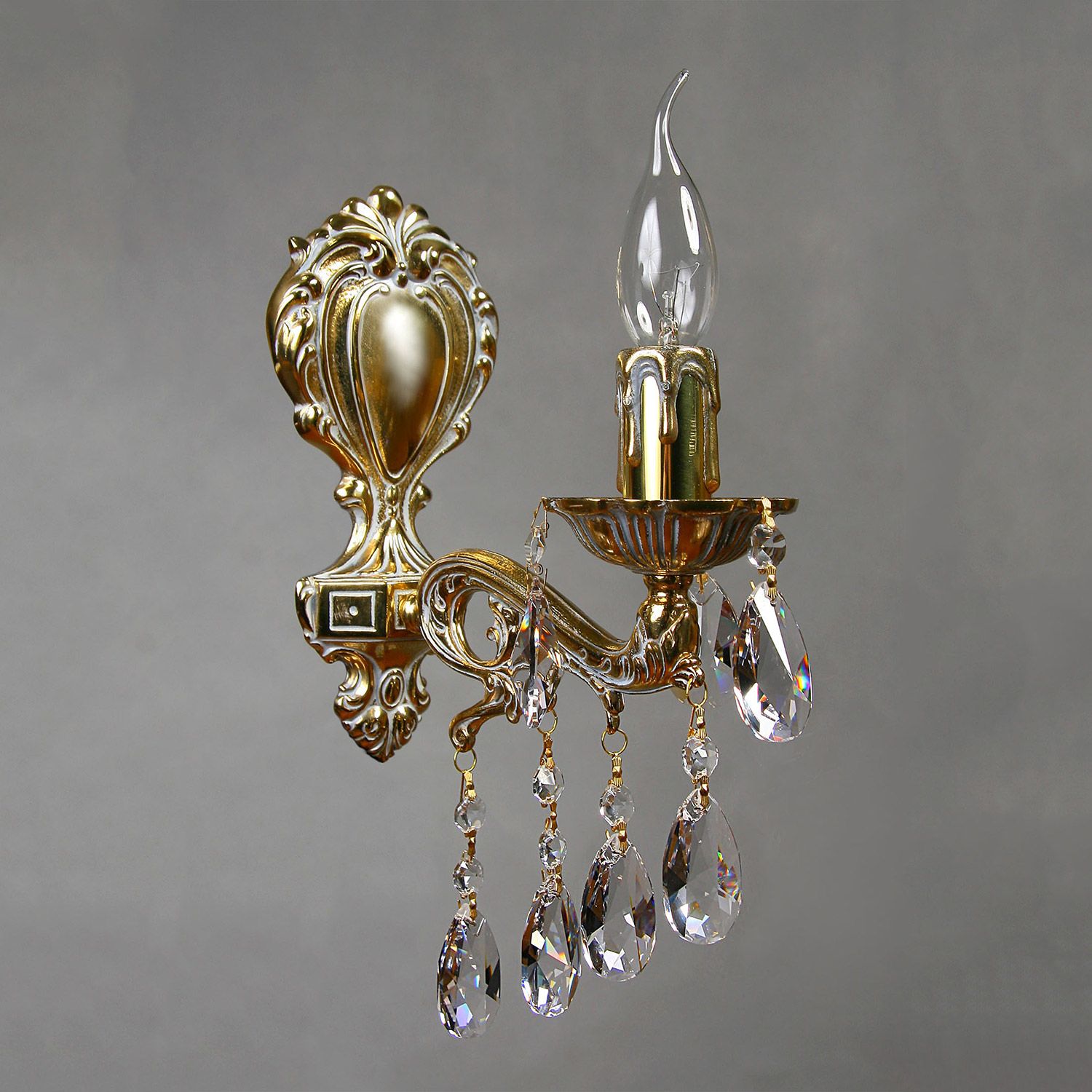 Бра Ambiente LEON 2128/1 WP Tear Drop_BZ