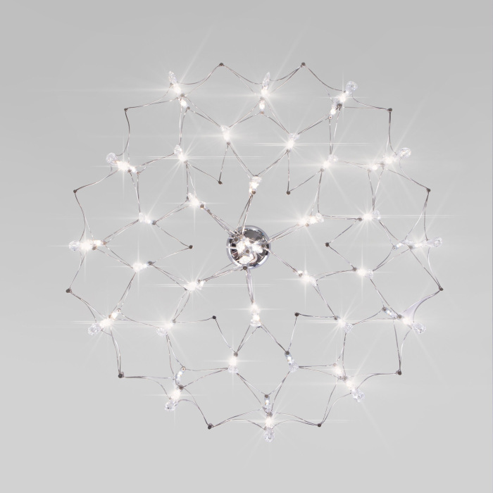 Подвесной светодиодный светильник с ПДУ с хрусталем и регулировкой цветовой температуры Bogate's 443/1_EU