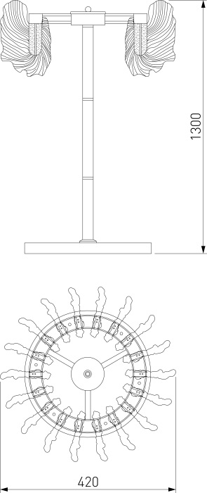 Торшер светодиодный Bogate's 80510/1_EU
