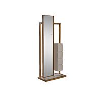 Тумба с зеркалом и подсветкой Garda Decor 58DB-18158ZERK