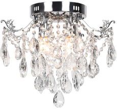 Потолочная люстра хрустальная E27*60W Escada 1119/4PL Chrome_ESC