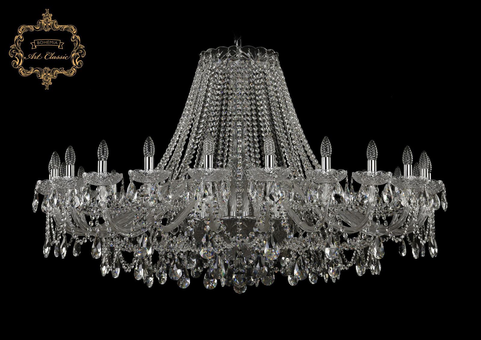 

Хрустальная люстра Bohemia Art Classic 11.25.24.530.Cr.Sp, 11.25.24.530.Cr.Sp