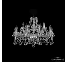 Хрустальная люстра Bohemia Ivele Crystal 1413/10+5/300 Ni Balls_BI