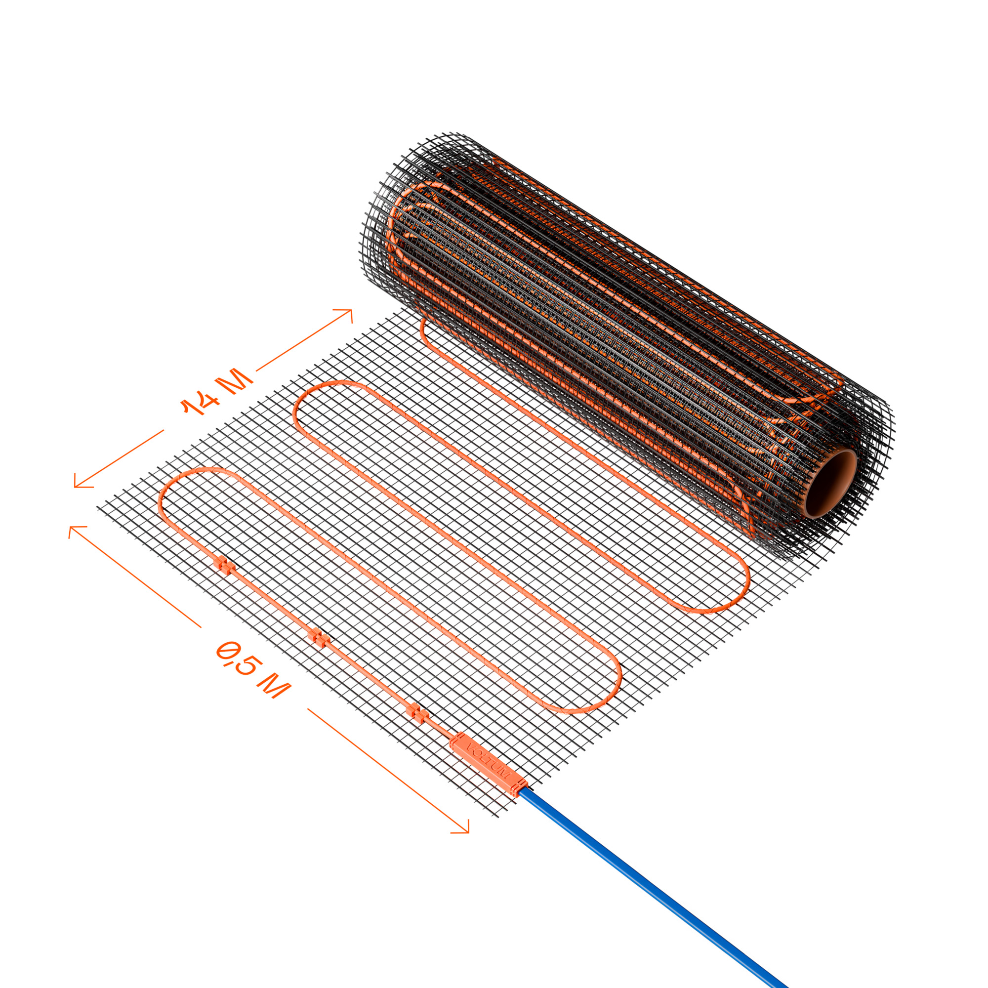 Нагревательный мат 7м2 Voltum VLT01-200-7.0