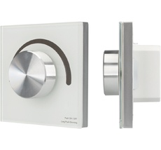 Панель SMART-P98-DIM-G-IN White (230V, 1.5A, 0/1-10V, Rotary, 2.4G) ( Arlight 028432_ARL