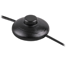 Сетевой шнур (с ножным выключателем) черный, DM106 29843 Feron 29843_FR