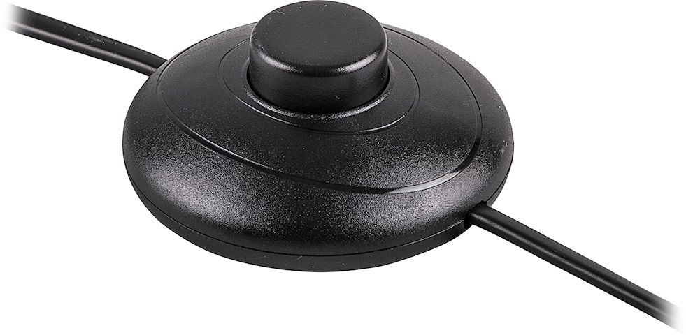 Сетевой шнур (с ножным выключателем) черный, DM106 29843 Feron 29843_FR