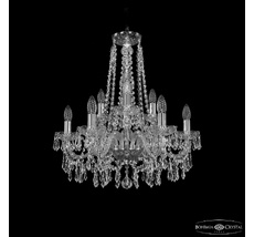 Хрустальная люстра Bohemia Ivele Crystal 1403/6+3/195/h-60 Ni_BI