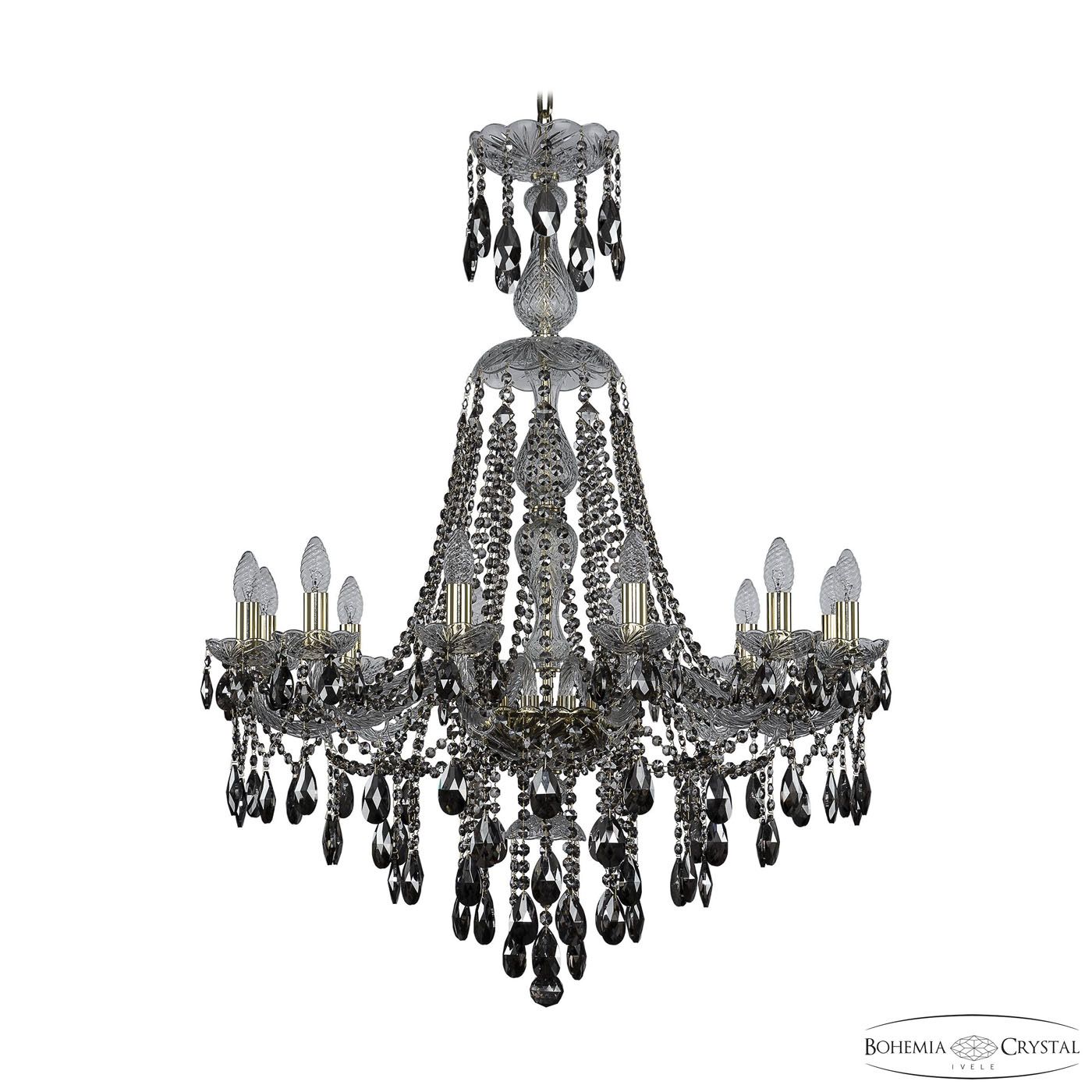 Хрустальная люстра Bohemia Ivele 1415/12/300/XL-108 G R731_BI