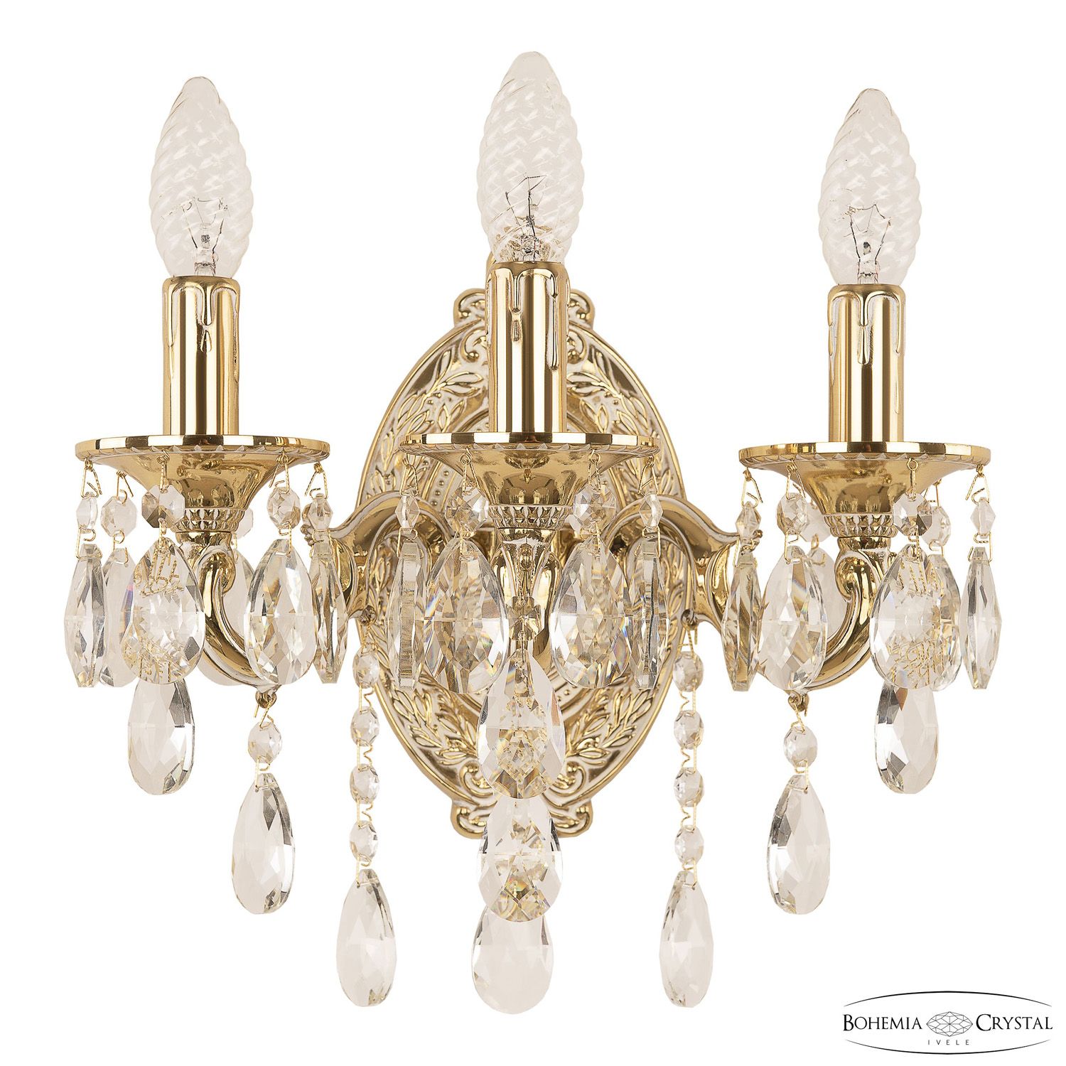 

Бра Bohemia Ivele Crystal 7301B10/3/125 B GW, 7301B10/3/125 B GW