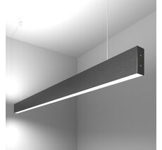 Подвесной светильник Elektrostandard Линейный светодиодный двусторонний 128см 50Вт 6500К черная шагрень Grand a042947_ES