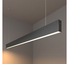 Подвесной светильник Elektrostandard Линейный светодиодный односторонний 128см 25Вт 3000К черная шагрень Grand a042951_ES