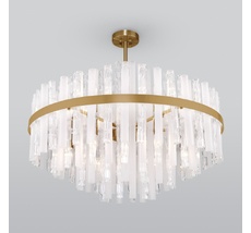 Потолочная люстра WiFi на штанге 368/12 Bogate's 368/12 Smart латунь_EU