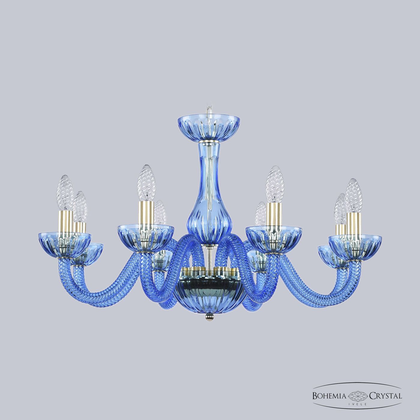 

Подвесная люстра Bohemia Ivele Aquamarime 1310/8/240 G Aq/Aquamarime/M-1H, 1310/8/240 G Aq/Aquamarime/M-1H