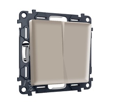 Комплект механизма 2-клавишного перекрестного выключателя 10A-250V ALFA QUANT (AP3630, VM125) Ambrella Volt MA363030_AMB