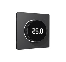 Лицевая панель ALFA для терморегулятора теплого пола с цифровым дисплеем QUANT Ambrella Volt AP9058_AMB