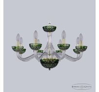 Подвесная люстра Bohemia Ivele Clear-Green 1309/8/240 G Cl/Clear-Green/H-1J_BI