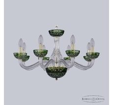 Подвесная люстра Bohemia Ivele Clear-Green 1309/8/240 G Cl/Clear-Green/H-1J_BI