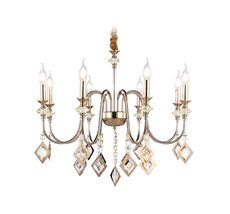 Подвесная люстра Ambrella light с хрусталем Traditional TR4957_AMB