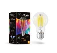 Светодиодная лампа Voltega Crystal A60 7W 3000K E27 CRI97 7217_VG